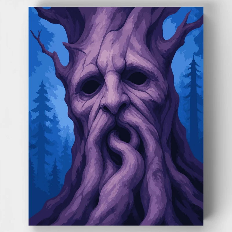 Twisted Tree Spirit - Paint by Numbers Kit