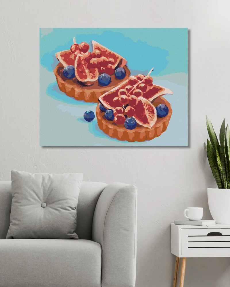 Diamond painting - FEIGEN-TÖRTCHEN (MYROSLAVA WOLOSCHUK)