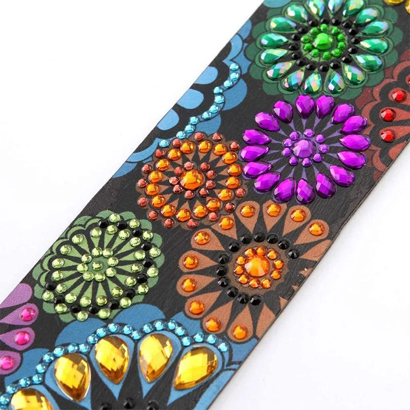 Diamond Painting Lesezeichen Mandala Blumen
