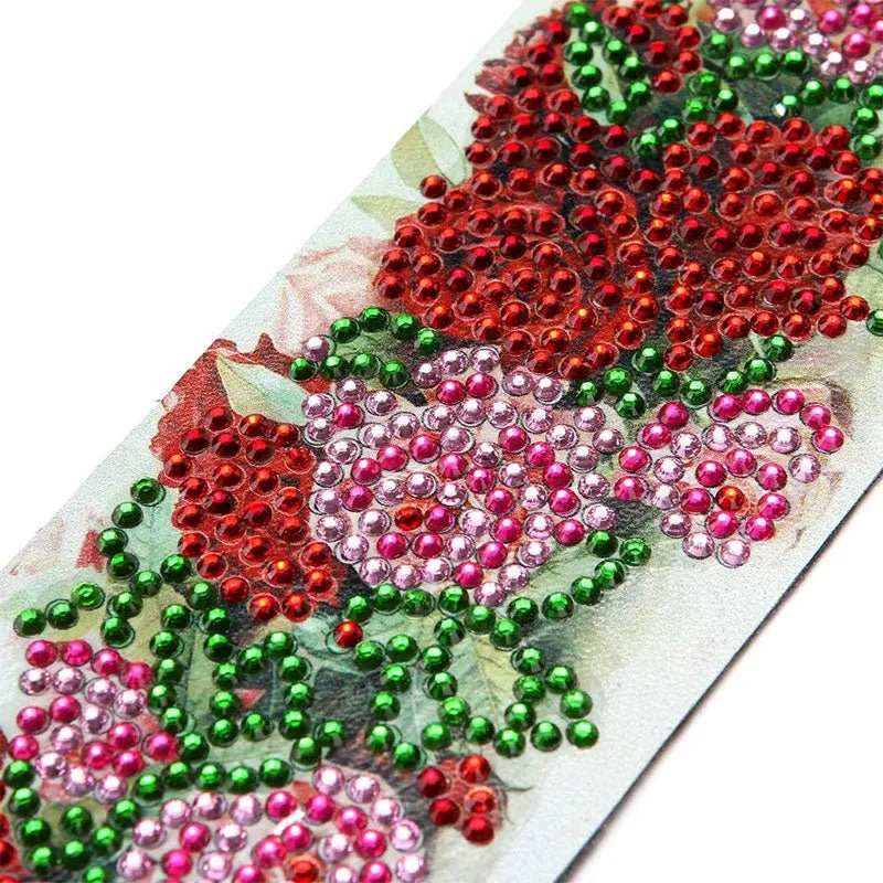 Diamond Painting Lesezeichen Rosen
