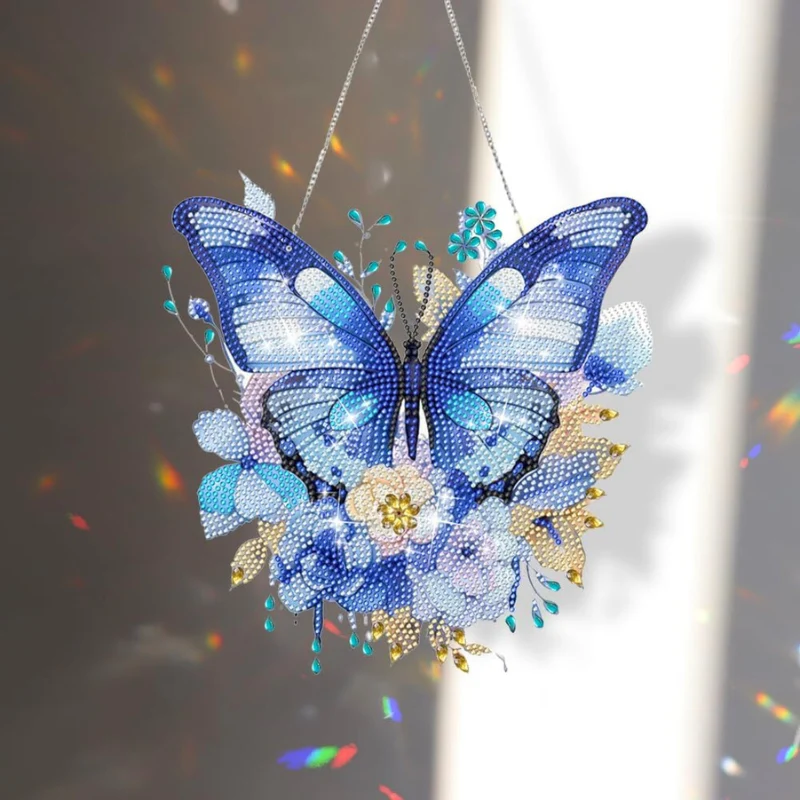 Diamond Painting XXL Aufhänger - Colorful Butterflies