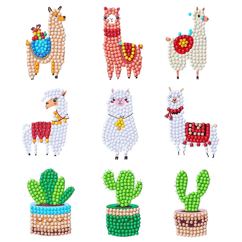 5D Diamond Painting Sticker Set Lamas