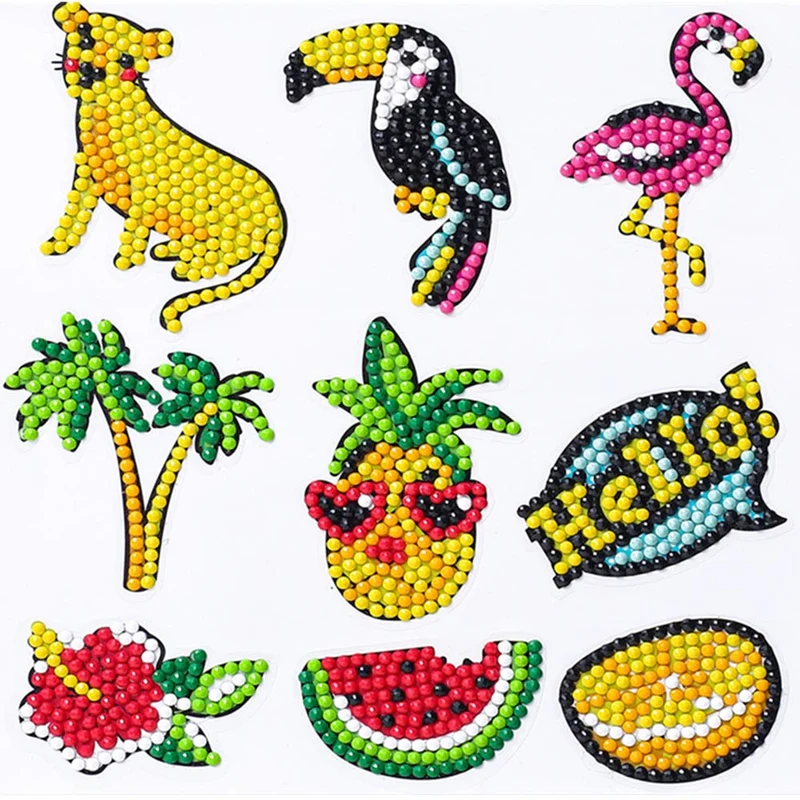 5D Diamond Painting Sticker Set Hello