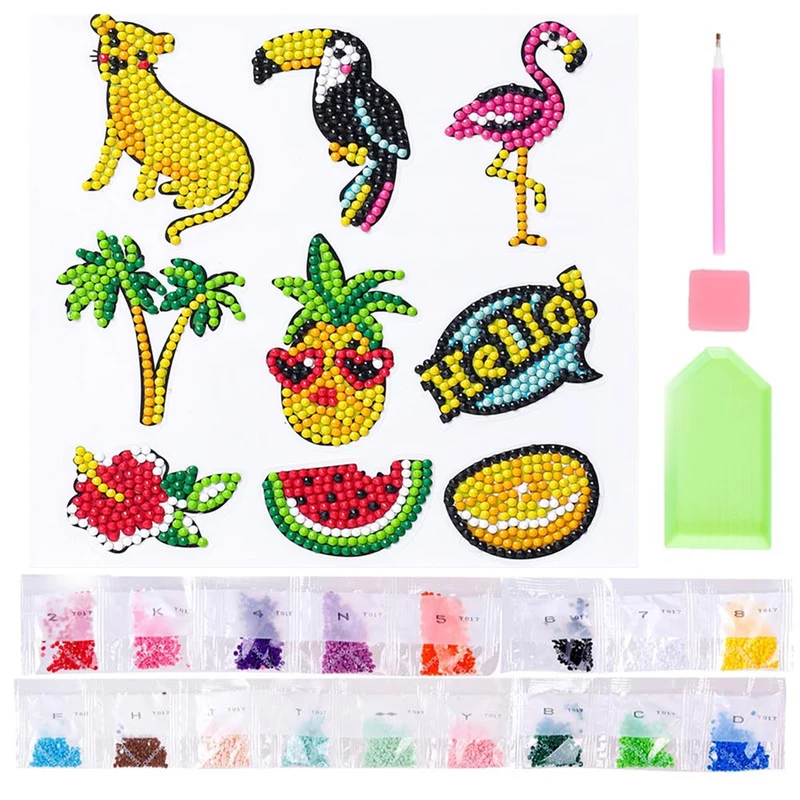 5D Diamond Painting Sticker Set Hello