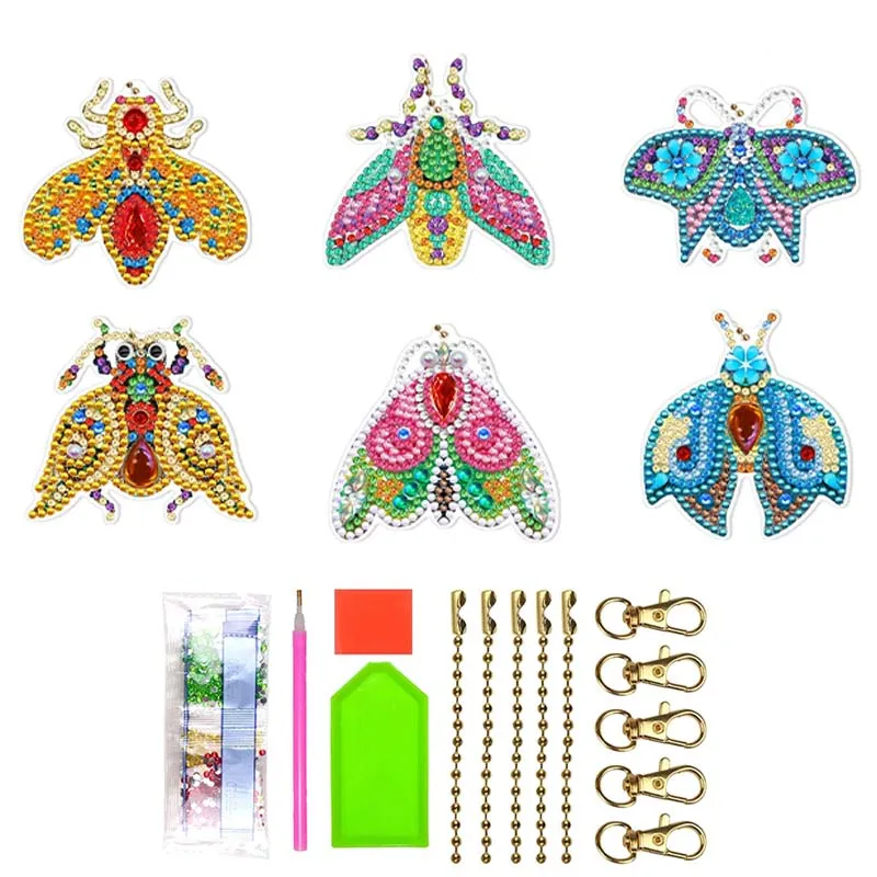 5D Diamond Painting Anhänger Insekten