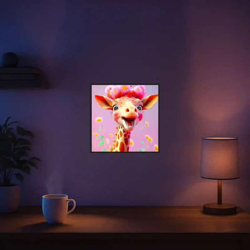 Diamond Painting Kids - Fröhliche Giraffe