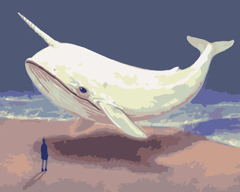 Diamond painting - FANTASY WALFISCH