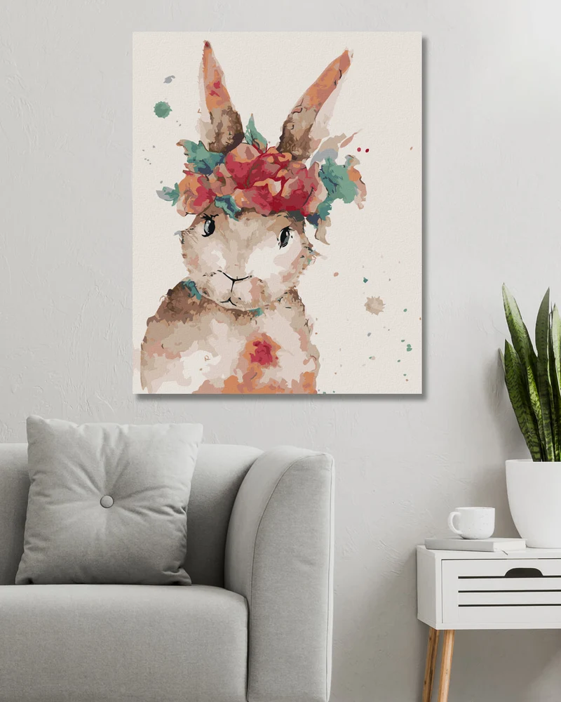 Diamond painting - ELEGANTER HASE
