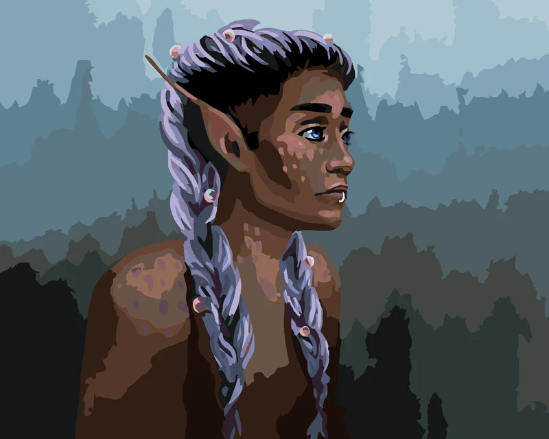 Diamond painting - ELFENFRAU