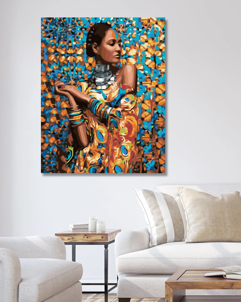 Diamond painting - EXOTISCHE FRAU