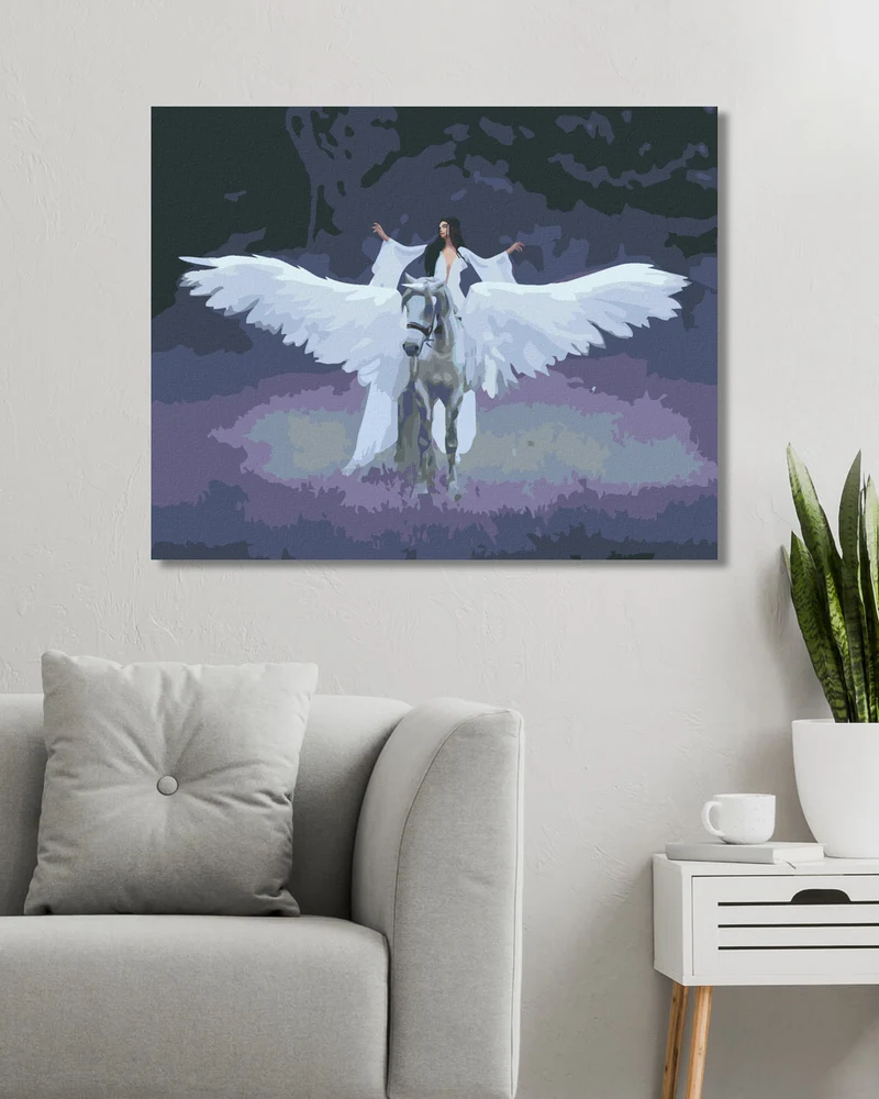 Diamond painting - ELFIN UND EINHORN