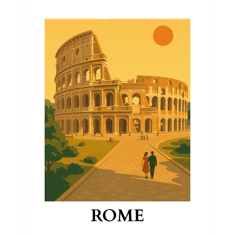 Reiseposter - Rom