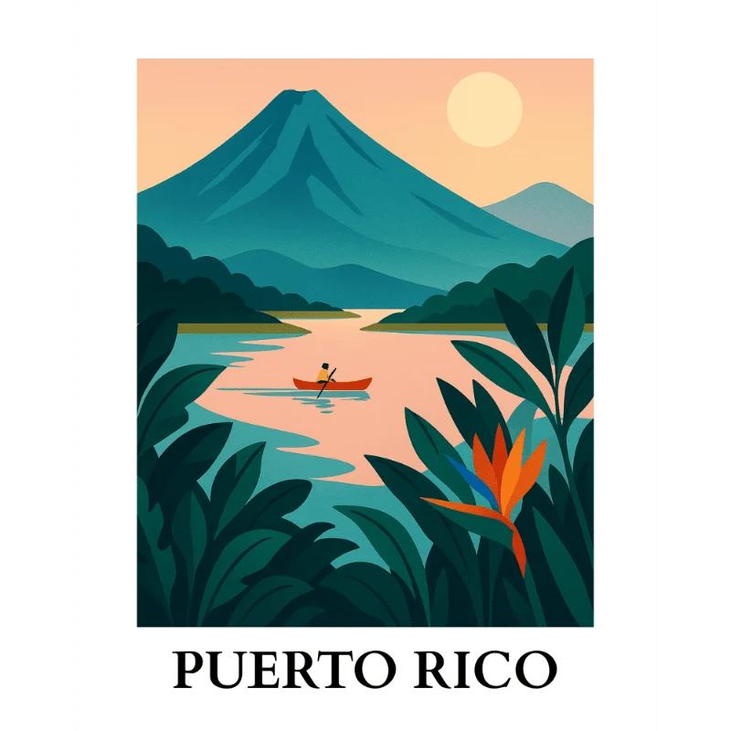 Reiseposter - Puerto Rico