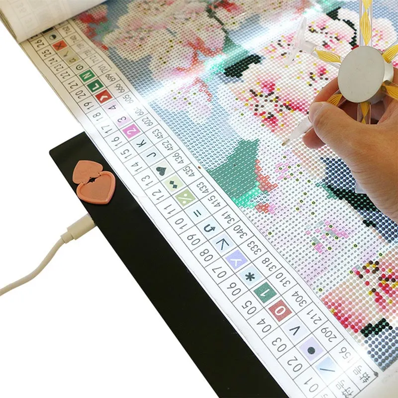 Diamond Painting Light Pad Abdeckung Herz 2 Farben