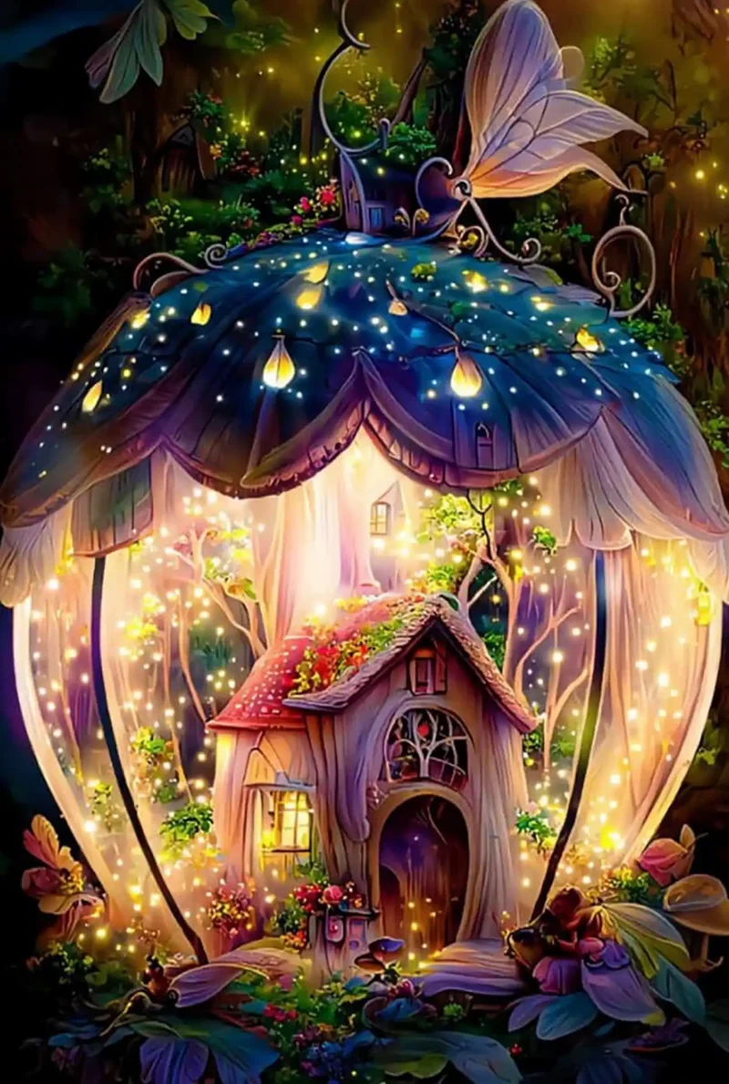 Diamond Painting - Fantasiehaus