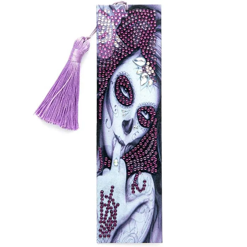 Diamond Painting Lesezeichen La Catrina