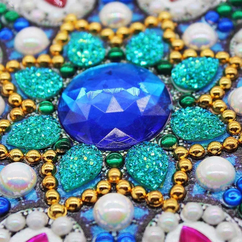 5D Diamond Painting Notizbuch – Mandala der Edelsteine