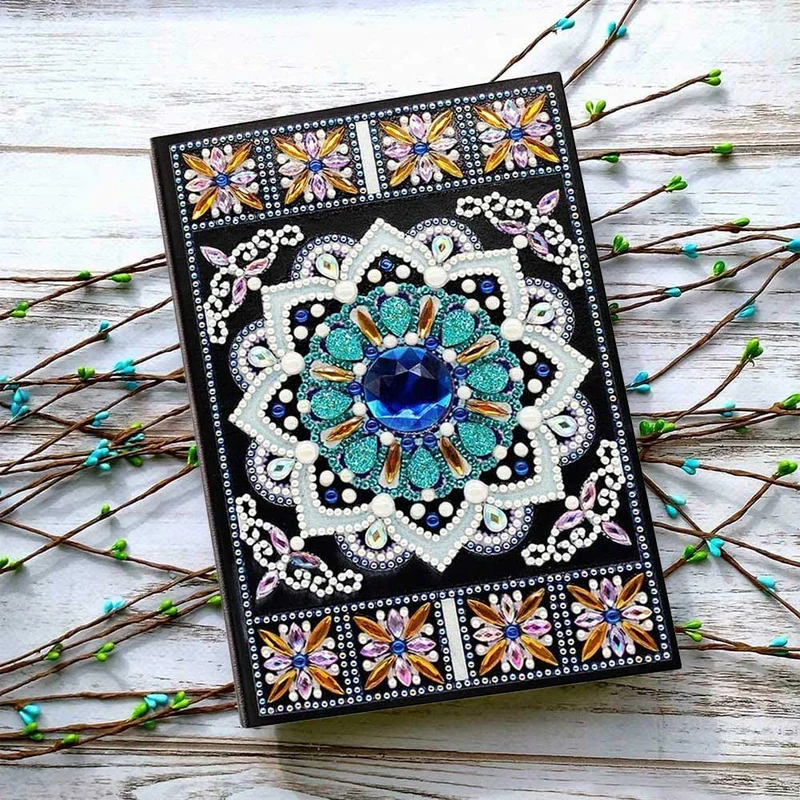 Diamond Painting Notizbuch Blauer Diamant