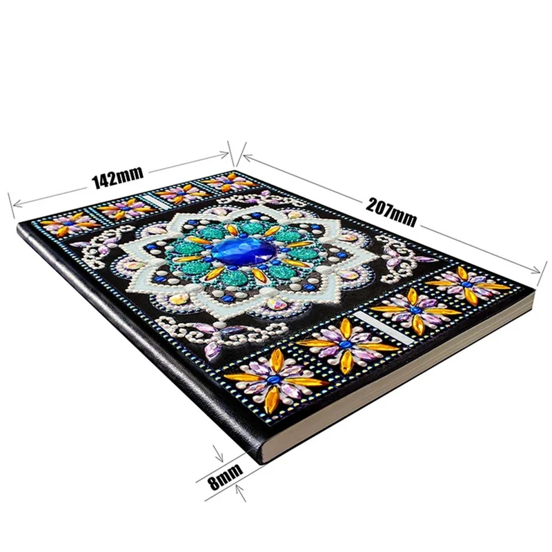 Diamond Painting Notizbuch Blauer Diamant