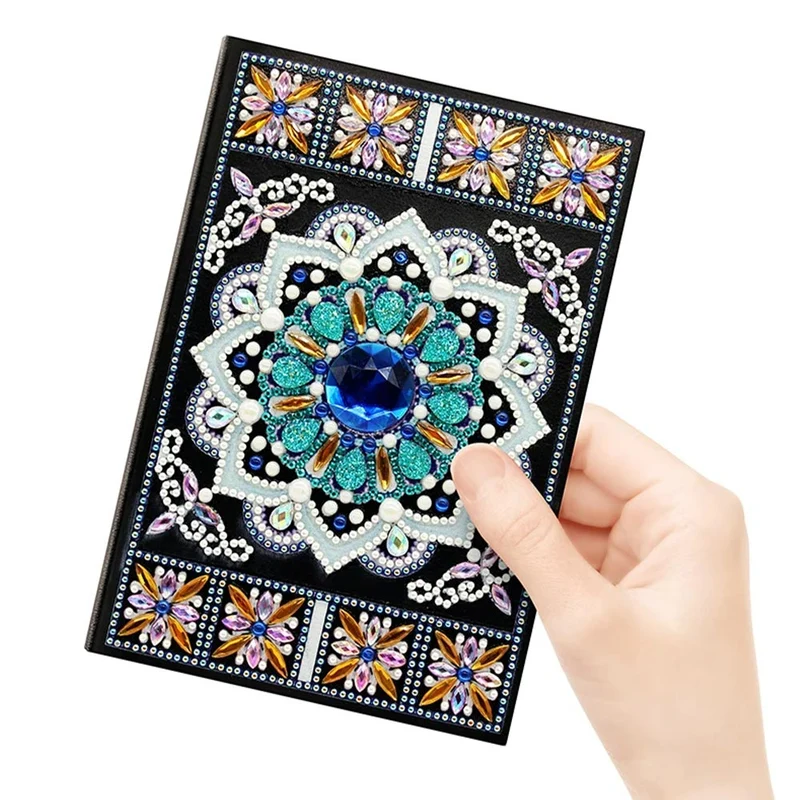 Diamond Painting Notizbuch Blauer Diamant
