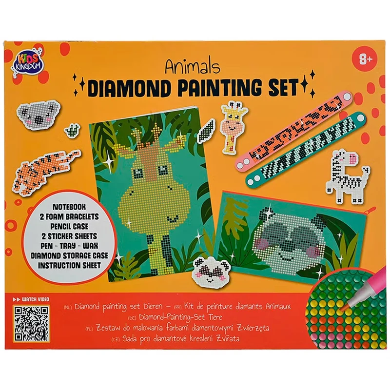 Diamond Painting Kinder Set Waldtiere 5 Teilig