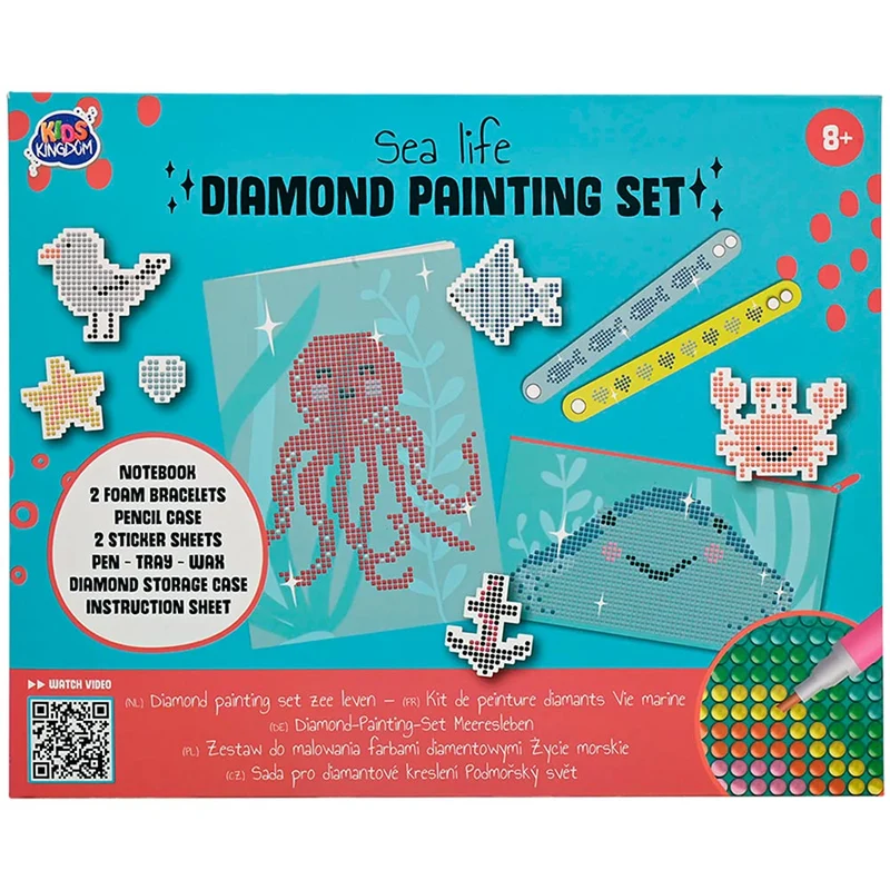 Diamond Painting Kinder Set Unterwasser 5 Teilig