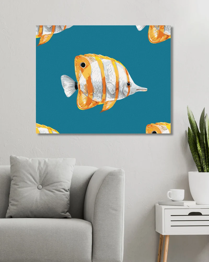 Diamond painting - EXOTISCHE FISCHE