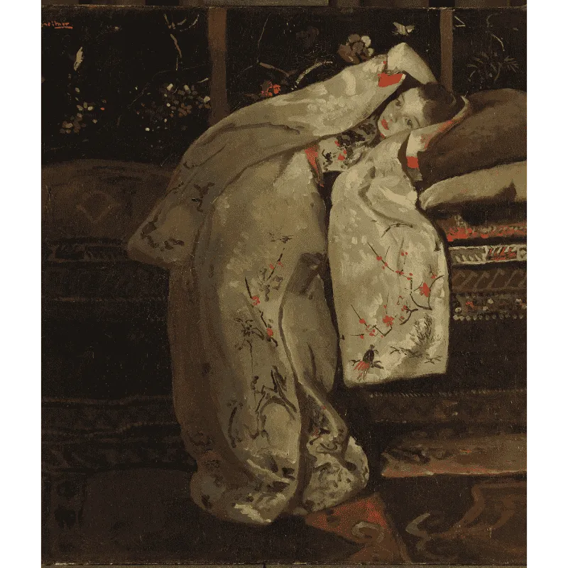 Mädchen im weißen Kimono - George Hendrik Breitner
