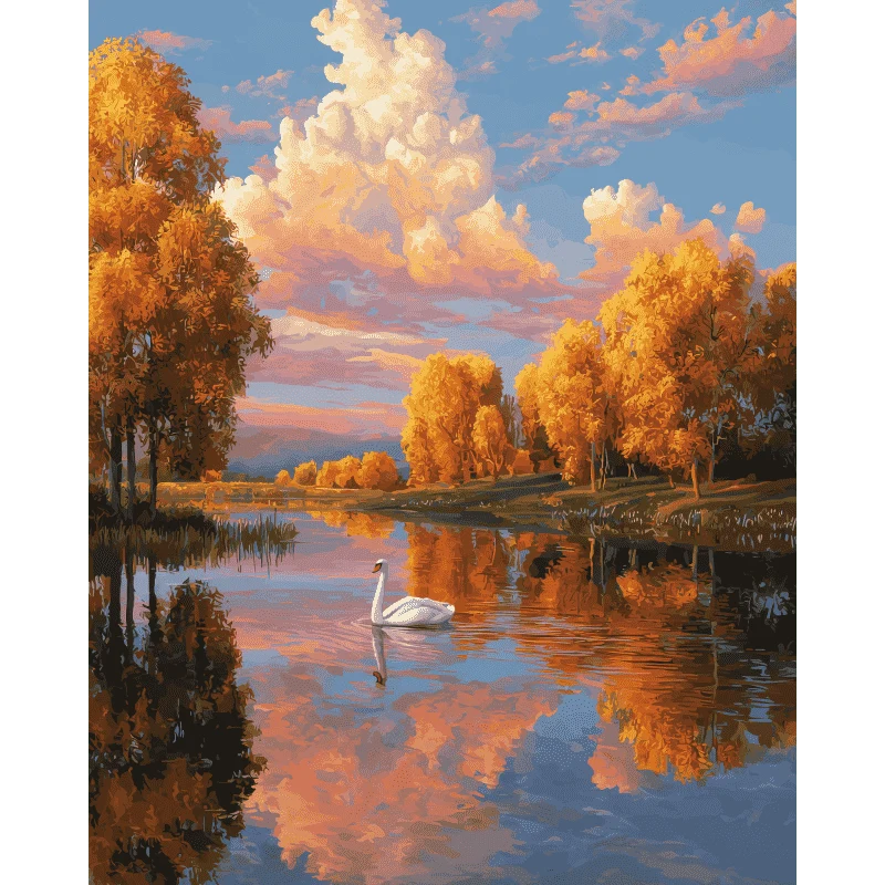 Gleitender Schwan