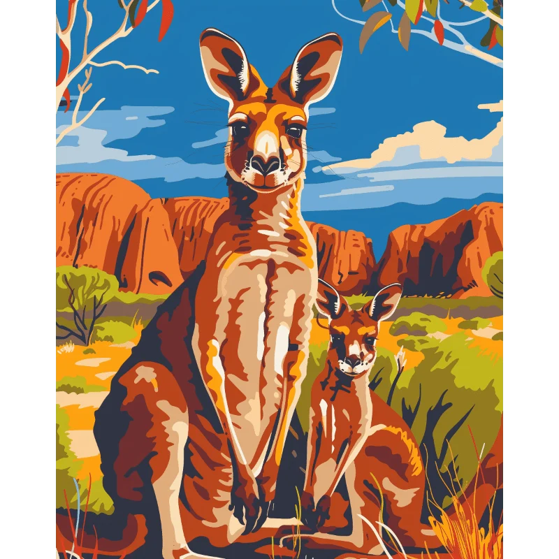 Australische Kängurus
