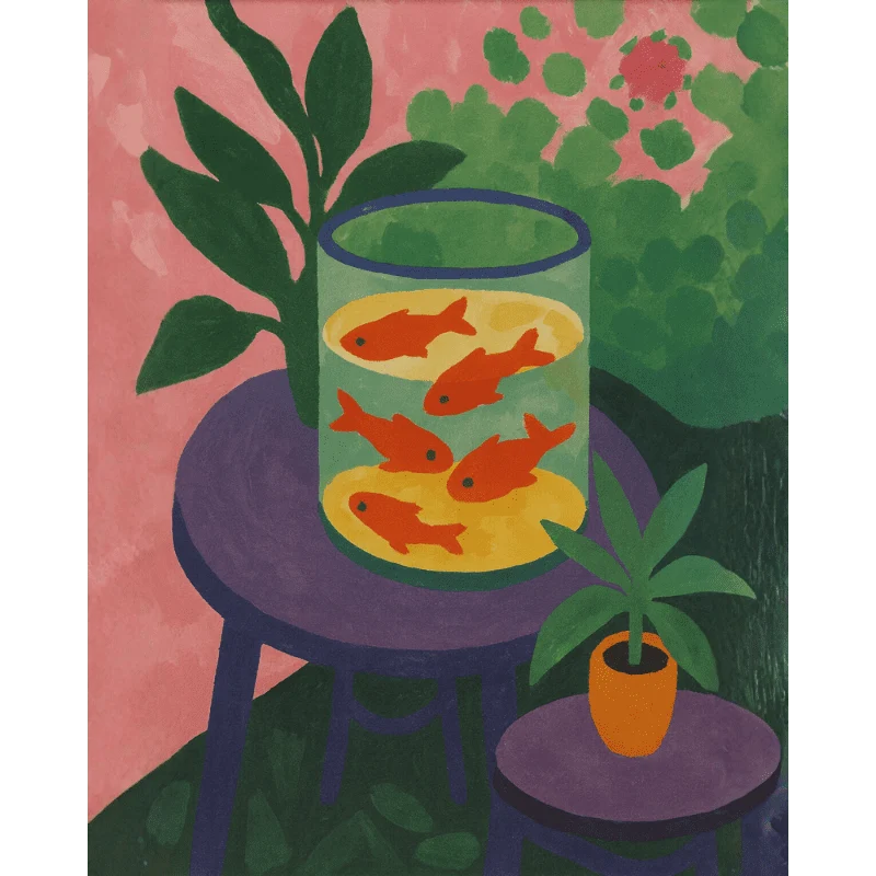 Dekoratives Aquarium