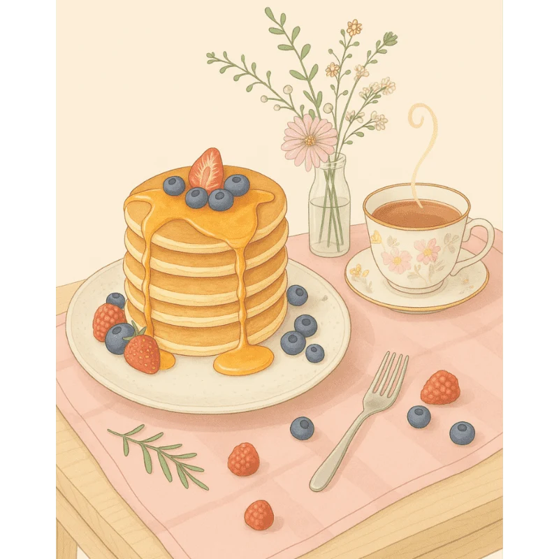 Pfannkuchen mit Liebe