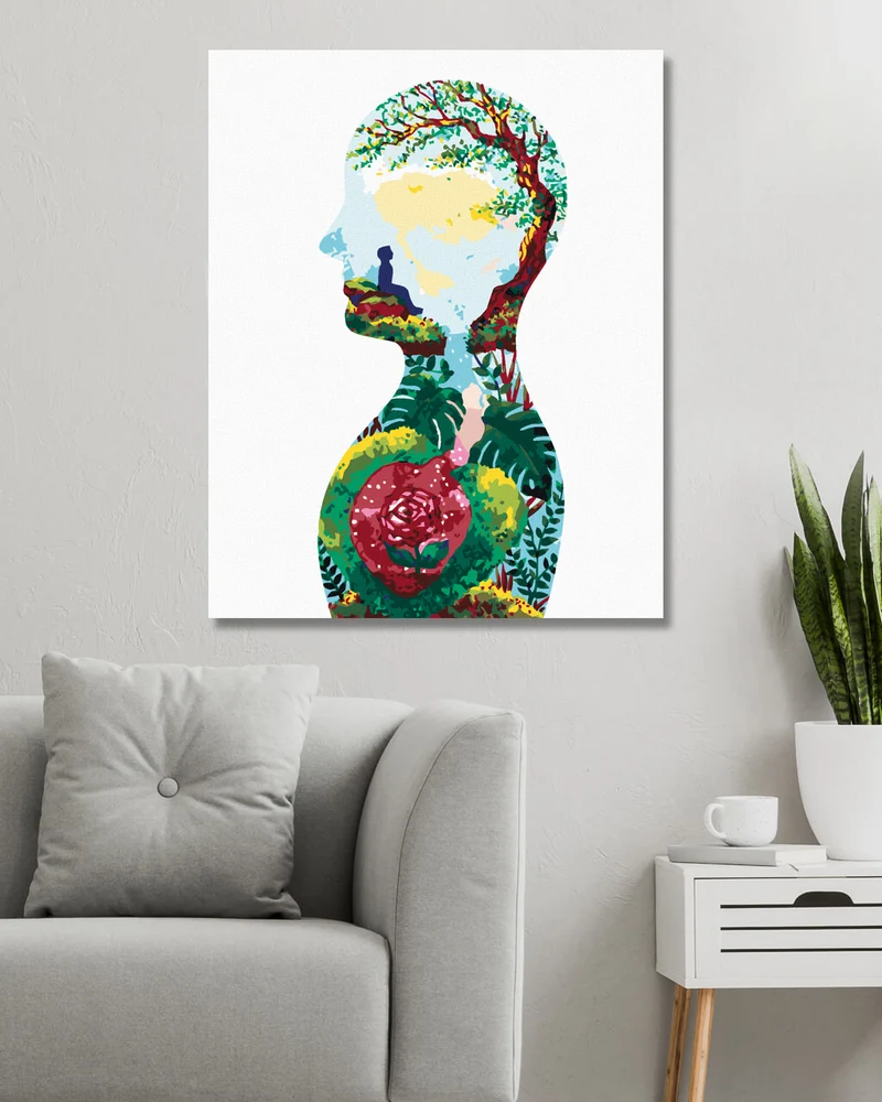 Diamond painting - MENSCH UND SEINE GEISTIGE GESUNDHEIT
