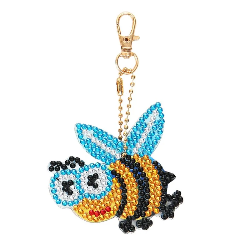 5D Diamond Painting Anhänger Insekten 4st Set