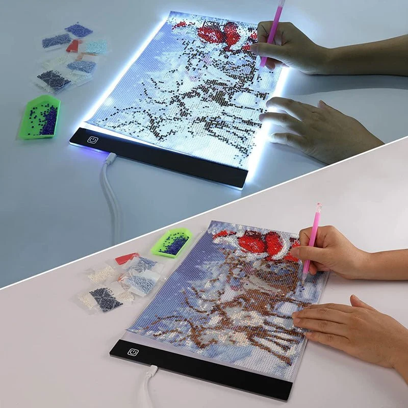 Diamond Painting LED-Unterlage LED-Pad A3