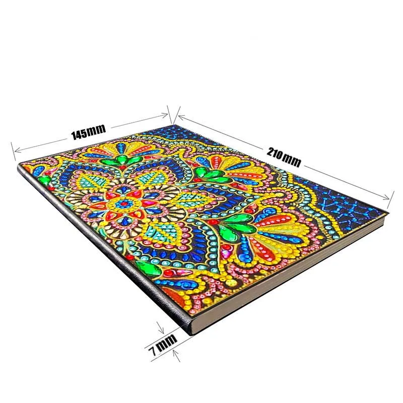 Diamond Painting Notizbuch Blume