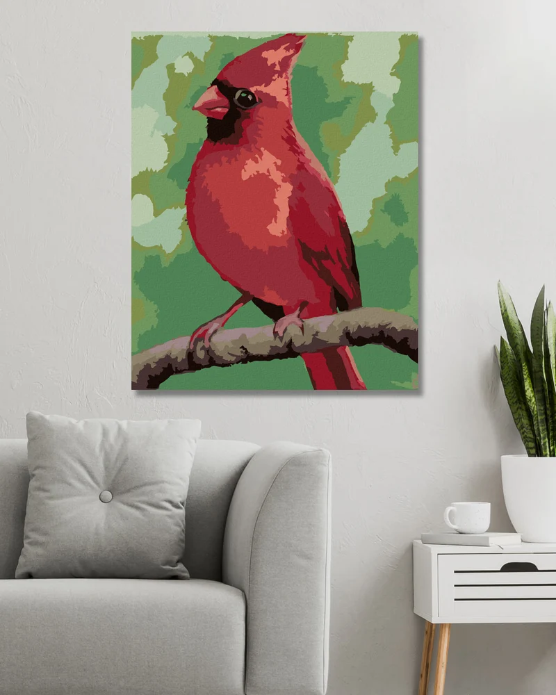 Diamond painting - ROTER VÖGELCHEN (MYROSLAVA VOLOSCHUK)