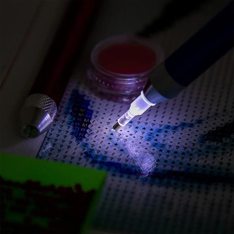 Diamond Painting LED Stift in 6 Farben Zubehör