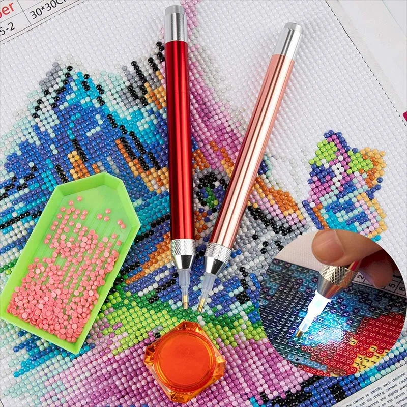 Diamond Painting LED Stift in 6 Farben Zubehör
