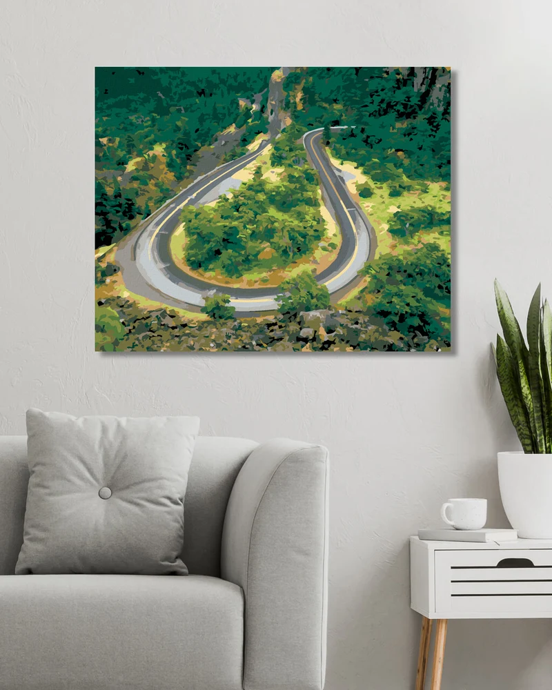 Diamond painting - WEG IN DER NATUR (DENNIS FRATES)