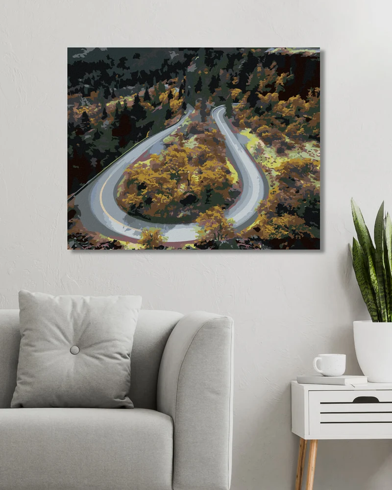 Diamond painting - NATURWANDERWEG IM HERBST (DENNIS FRATES)