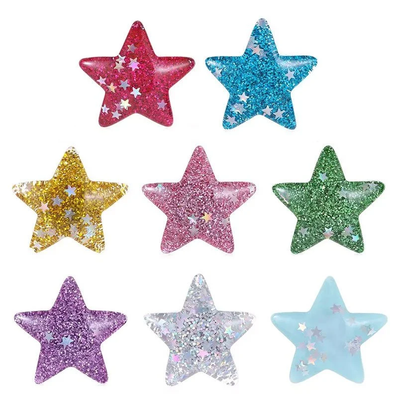 Diamond Painting Cover Minder / Folienhalter Glitzersterne 8 Farben Zubehör
