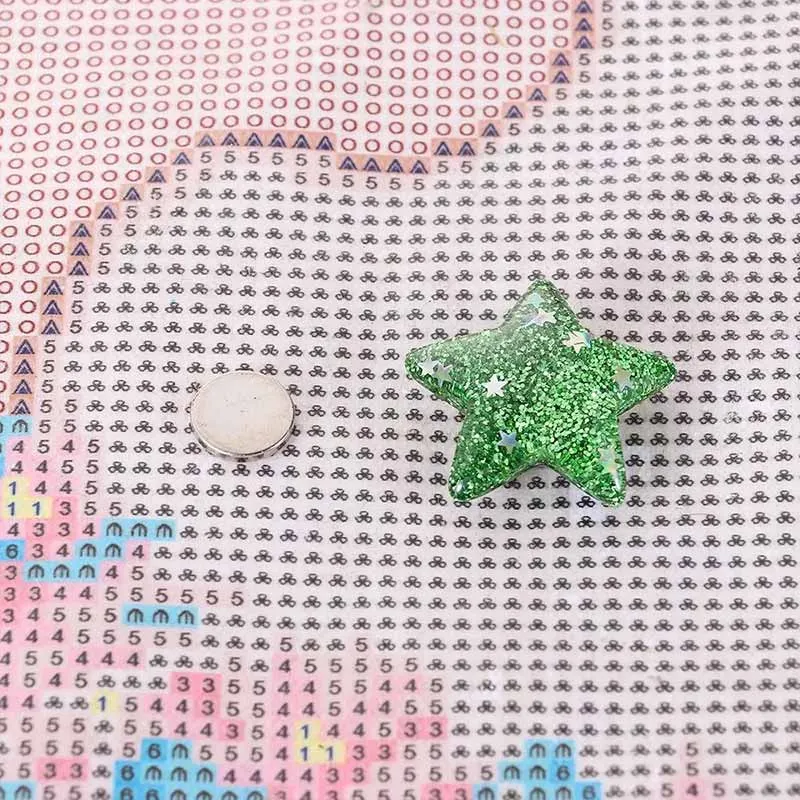 Diamond Painting Cover Minder / Folienhalter Glitzersterne 8 Farben Zubehör