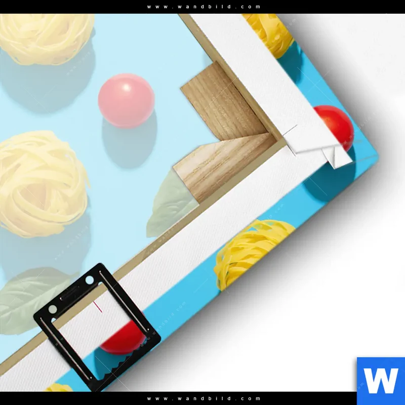 Leinwandbild | Bella Pasta Pop | Quadrat