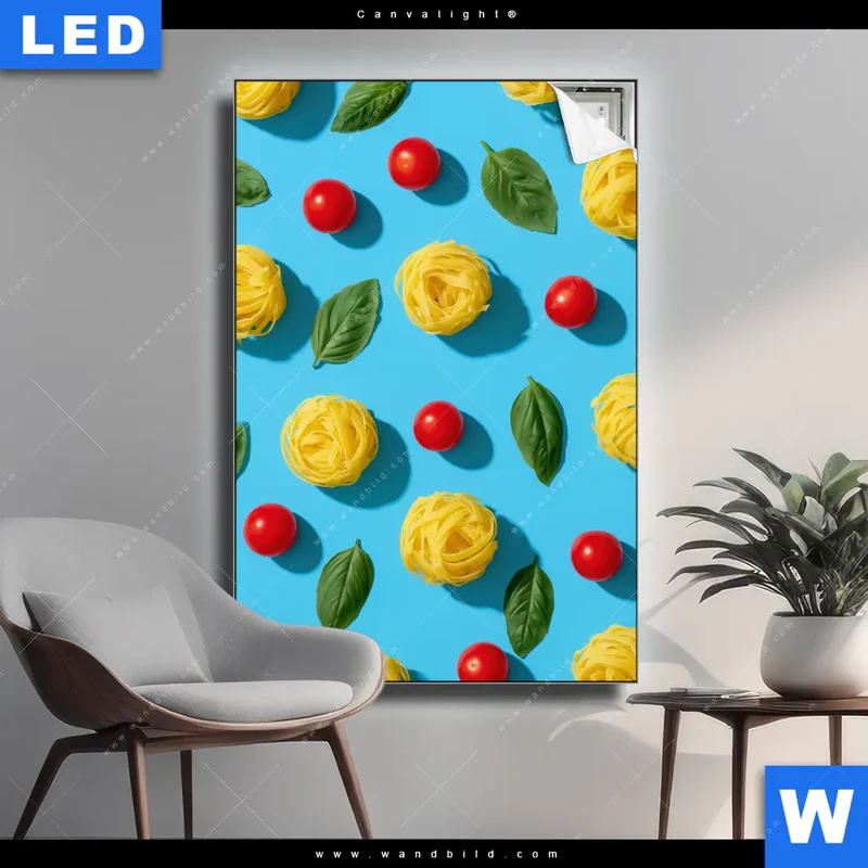 Canvalight® Leuchtbild | Bella Pasta Pop | Hochformat