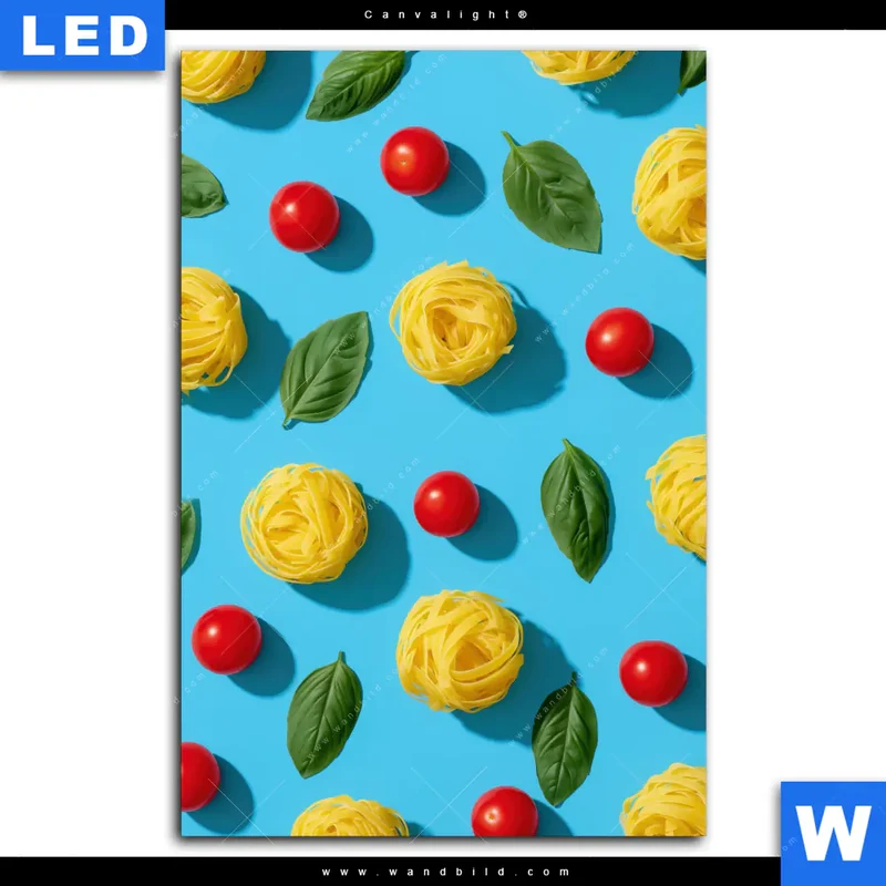 Canvalight® Leuchtbild | Bella Pasta Pop | Hochformat