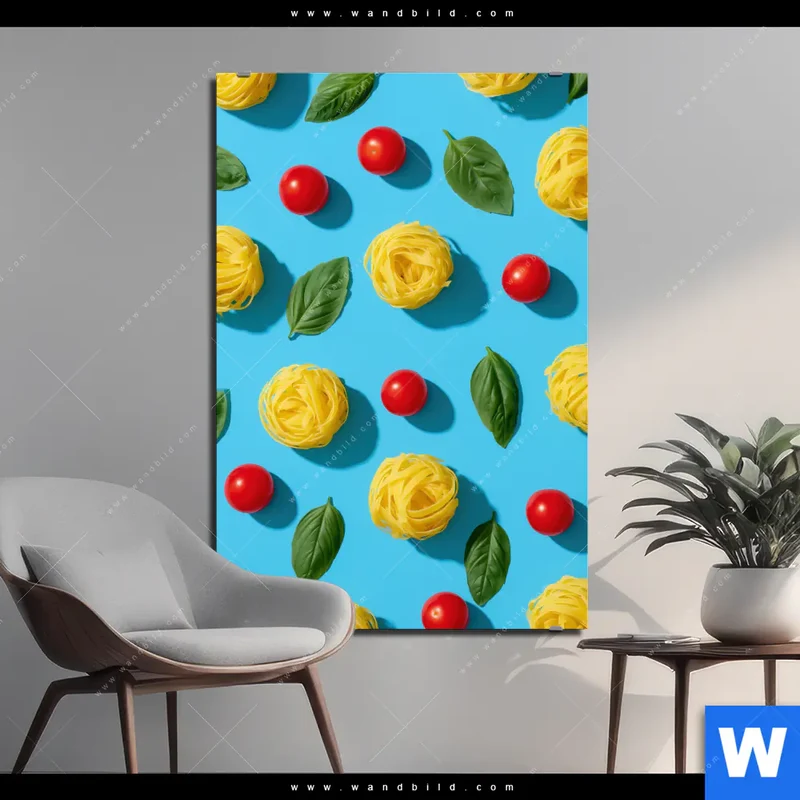 Alu-Dibond Bild | Bella Pasta Pop | Hochformat