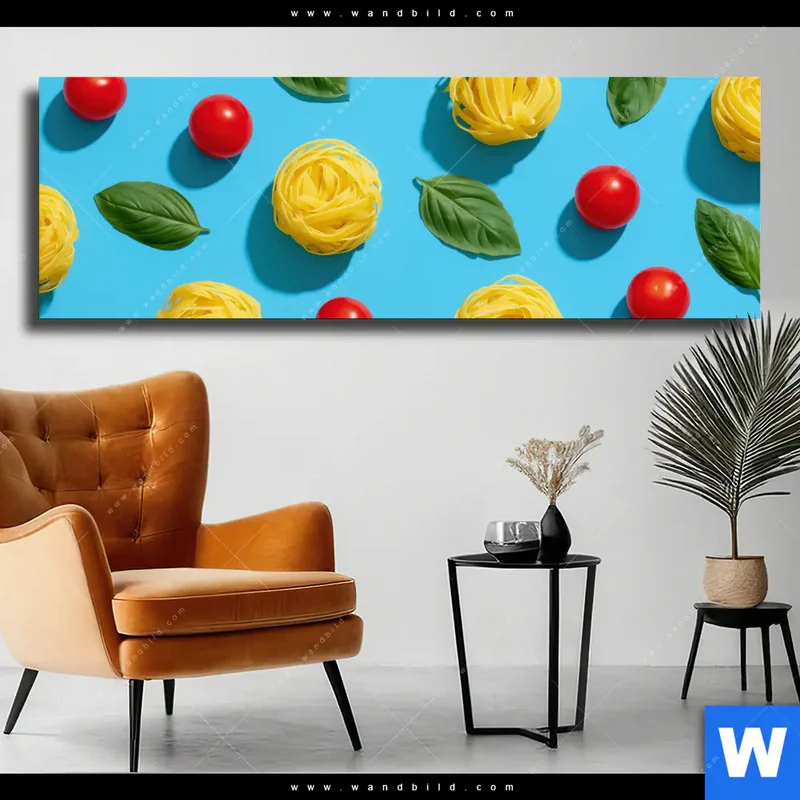 Leinwandbild | Bella Pasta Pop | Panorama