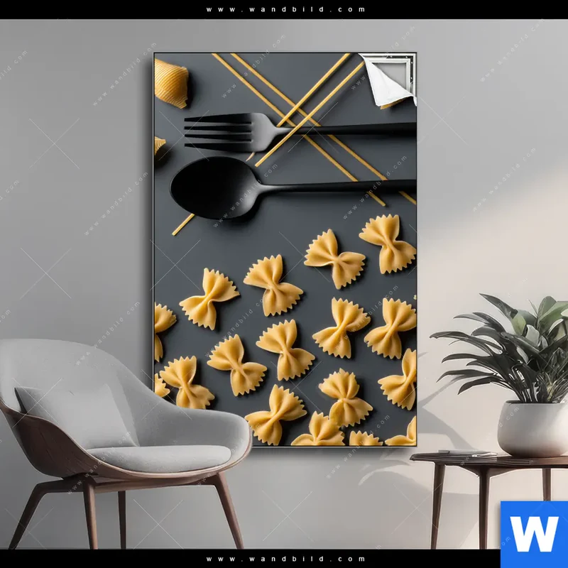 Spannbild | Pasta – Stilvoll serviert | Hochformat