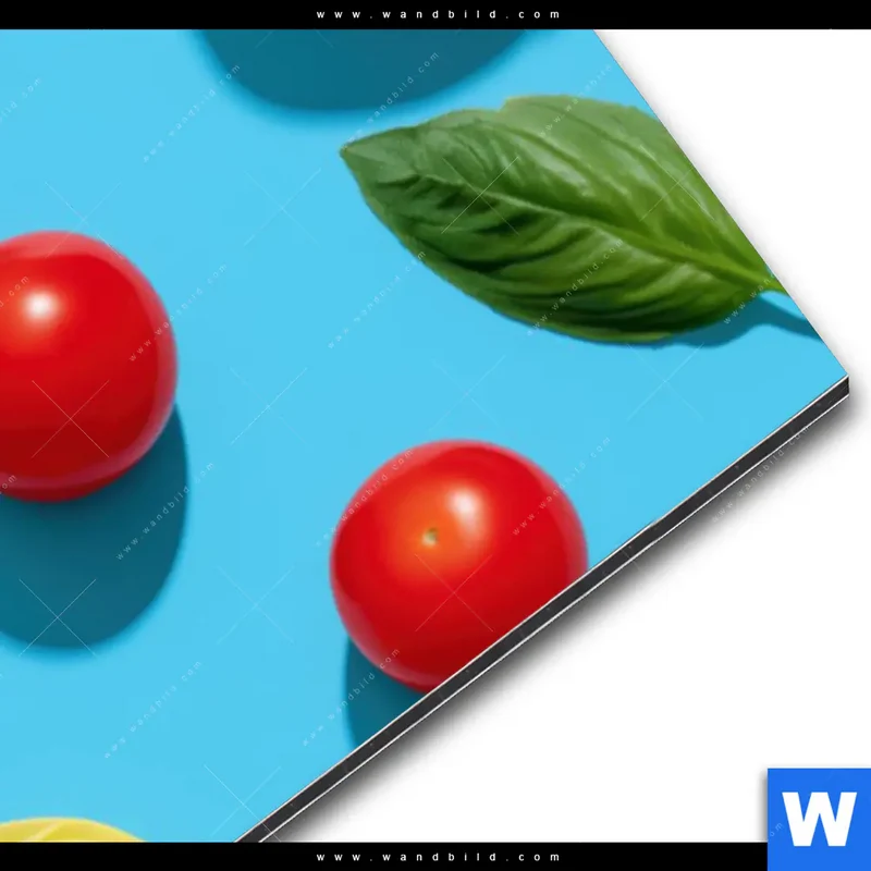 Alu-Dibond Bild | Bella Pasta Pop | Schmal